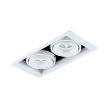 Donolux DL18615/02WW-SQ White/Black Встраиваемый светильник под сменную лампу