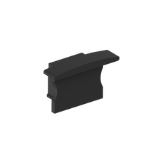 Donolux DNCAP18501RAL9005 Боковая  глухая заглушка для профиля DN18501 Цвет:Черный RAL9005,Серия:DN8ALE