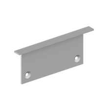 Donolux DNCAP18512Alu Боковая  глухая заглушка для профиля DN18512 Цвет:Анодированное серебро,Серия:DN8ALE