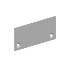 Donolux DNCAP18513Alu Боковая  глухая заглушка для профиля DN18513 Цвет:Анодированное серебро,Серия:DN8ALE