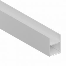 Donolux DN18516H3RAL9003 Накладной/подвесной алюминиевый профиль, 50х73,5х3000. Цвет: белый муар RAL9003,серия:DN8HF