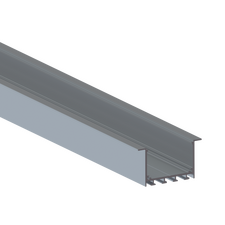 Donolux DN18529H3Alu Встраиваемый алюминиевый профиль 65х35х3000. Цвет: Анодированное серебро,Серия:DN8ALE