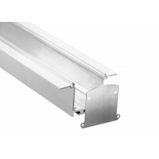 Donolux DN18519H3 Встраиваемый алюминиевый профиль под шпаклевку,  40х76х3000. Цвет: Серебро,Серия:DN8ALE