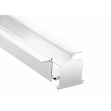 Donolux DN18519H3RAL9003 Встраиваемый алюминиевый профиль под шпаклевку,  40х76х3000. Цвет: Белый матовый, RAL9003,Серия:DN8ALE