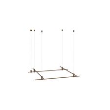 Donolux DL20225L1000x1000C B.Bronze Donolux Magnet Modular System «CODE 1.2», L1000хL1000хH95-3000 мм (высота регулируется), DC24V, подв