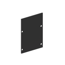 Donolux DNCAP18516RAL9005 Боковая  глухая заглушка для профиля DN18516 Цвет:Чёрный матовый, RAL9005,Серия:DN8ALE