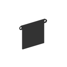Donolux DNCAP18519RAL9005 Боковая  глухая заглушка для профиля DN18519 Цвет:Черный матовый, RAL9005,Серия:DN8ALE