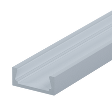 Donolux DN18522Alu Накладной алюминиевый профиль,  15х6х2000. Цвет: Анодированное серебро,Серия:DN8ALE