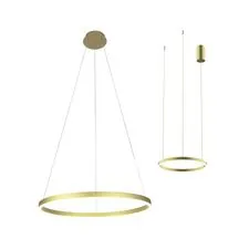 Kink Light 08213,32P(3000K) Подвес Тор светлое матовое золото d60 h150 Led 36W (3000K) 2 типа крепления