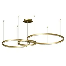 Kink Light 08223,33P(3000K) Подвес Тор матовое золото w133.5*95(d80+60+40) h150 Led 100W (3000K) диммируемый, с пультом ДУ