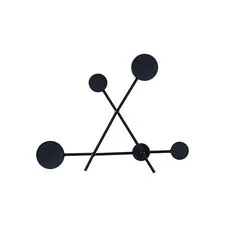 Kink Light 2207A,19 Настенный светильник Фирс черный L66 h58 Led 24W (4000K)