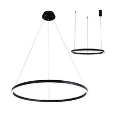 Kink Light 08214,19A(3000K) Подвес Тор черный d80 h150 Led 50W (3000K) 2 типа крепления