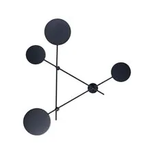 Kink Light 2207B,19 Настенный светильник Фирс черный d110 h14 Led 24W (4000K)