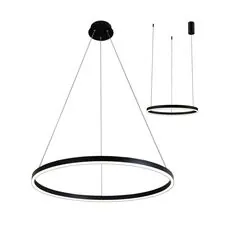 Kink Light 08213,19A(3000K) Подвес Тор черный d60 h150 Led 36W (3000K) 2 типа крепления