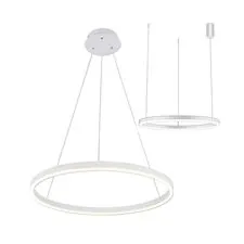Kink Light 08214,01A(4000K) Подвес Тор белый d80 h150 Led 45W (4000K) 2 типа крепления