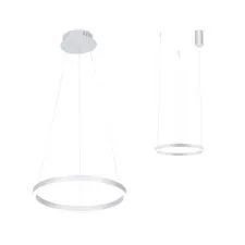 Kink Light 08212,01A(4000K) Подвес Тор белый d40 h150 Led 23W (4000K) 2 типа крепления