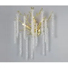 Kink Light 07871D,33 Светильник Шанти золото w40*15  h50 G9 3*7W