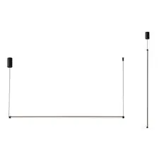 Kink Light 08426-120,19(4000K) Подвес Мерак черный L120 h150 Led 24W (4000K)