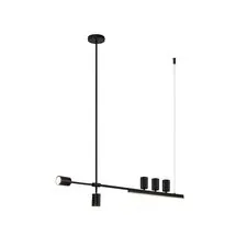 Kink Light 07618-120,19 Люстра Рия черный L120 h116/86/46 GU10 5*5W+Led 12W (4000K) (лампы в комплекте)