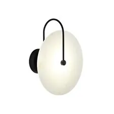 Kink Light 08437,19 Настенный светильник Мелисса черный/белый d25 h30 Led 6W (4000K)