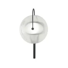 Kink Light 08439,19(21) Настенный светильник Мелисса черный/прозрачный d25 h44 Led 8W (4000K)