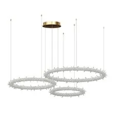 Kink Light 07875-80+60+40P,36(3000K) Подвес Лиам латунь d40+60+80 h120 Led 113W (3000K)