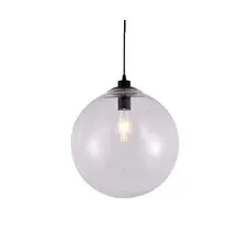 Kink Light 07562-25,21 Подвес Меркурий прозрачный (с черными креплениями и проводом) d25 h200 E27 1*40W