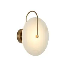 Kink Light 08437,36 Настенный светильник Мелисса латунь/белый d25 h30 Led 6W (3000K)