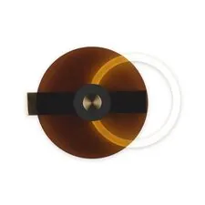 Kink Light 08413,20(03) Бра Роули бронза (янтарный плафон) w40*3,5 h30 Led 12W (4000K)