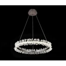 Kink Light 08243,12A Подвес Лаура матовый никель d60 h150 Led 36W (4000K)