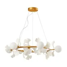 Kink Light 07867-9A,33 Люстра Аста матовое золото d80 h150 G9 9*10W