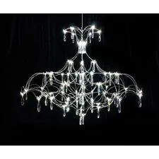 Kink Light 07890-S,02(21) Люстра димм. Галанта хром d110 h232 Led 75*0,5W (3000-6000K)