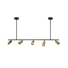 Kink Light 07615-5 Люстра Кайко черный/бронза w120*15 h70 GU10 5*10W