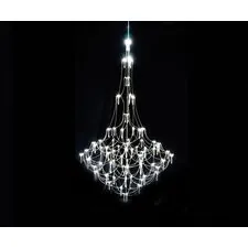 Kink Light 07888-100,02(21) Люстра димм. Галанта хром d100 h320 Led 75*0,5W (3000-6000K)