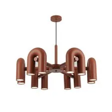 Kink Light 08465-6,06 Люстра Канти терракотовый d80 h150 Led 72W (3000-6000K)