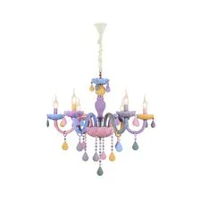 Kink Light 074175-6 Люстра Астрид мультиколор d69 h60 E14 6*40w