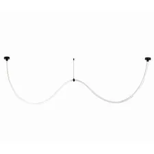 Kink Light 08031K-300,19(3000-6000K) Подвес диммируемый Венди черный L300 d2,2 Led 72w (3000-6000K) с пультом ДУ