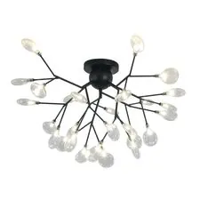 Kink Light 07521-27,19(21) Светильник Ветта черный (прозрачные плафоны) d70 h55 G4 27*2W (Led лампы в комплекте, 4000K)