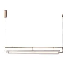 Kink Light 08021-150P,20 Подвес Аника бронза w150*10 h150 Led 32W (3000K)