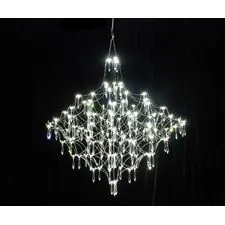 Kink Light 07881-80,02(21) Люстра диммируемая Галанта хром d80 h215 Led 66*0,5W (3000-6000K) с пультом ДУ