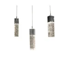 Kink Light 08510-3AS(4000K) Подвес Аква хром w30 h180 PowerLed 15W (4000К)