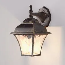 Elektrostandard a043112 GL 1009D / Светильник садово-парковый Apus D черное золото (GL 1009D)