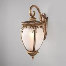 Elektrostandard a027996 GLYF-8024D / Светильник садово-парковый черное золото