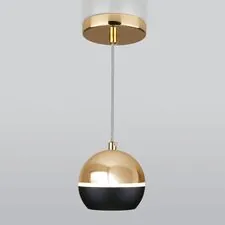 Elektrostandard a047804 DLS023 / Подвесной светодиодный светильник черный/золото