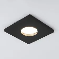 Elektrostandard a053362 126 MR16/светильник встраиваемый/ черный матовый