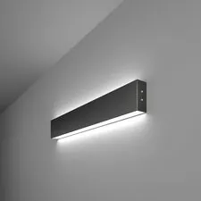 Elektrostandard a042925 101-100-40-53 / Линейный светодиодный накладной двусторонний светильник 53см 20W 6500K черная шагрень
