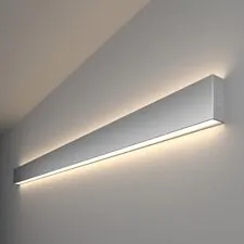 Elektrostandard a041472 101-100-40-128 / Линейный светодиодный накладной двусторонний светильник 128см 50W 4200K матовое серебро