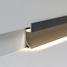 Elektrostandard a066619 LL-2-ALP021 Алюминиевый профиль для плинтуса черный (под ленту до 9 mm)