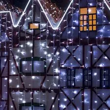 Eurosvet a044057 200-101 / гирлянда бытовая электрическая занавес / белый