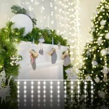 Eurosvet a060422 200-006 / гирлянда бытовая электрическая занавес / теплый белый